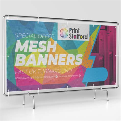 Printable Mesh Banner